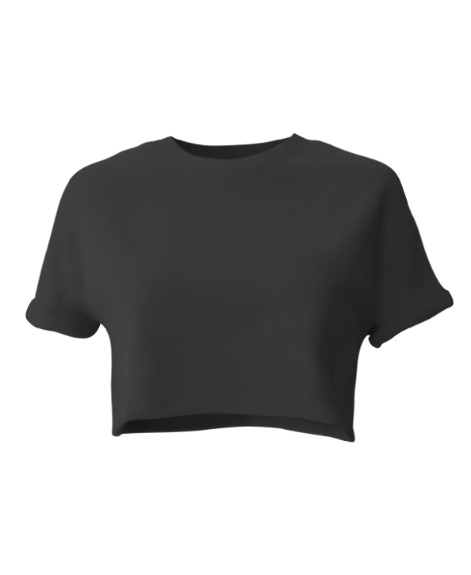 Pure Cotton Round Neck Crop Tops